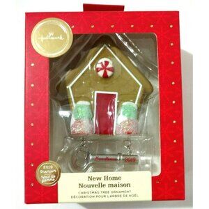 Hallmark Premium New‎ Home Christmas Ornament 2019 Gingerbread House with Key